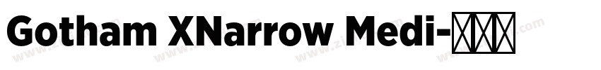Gotham XNarrow Medi字体转换